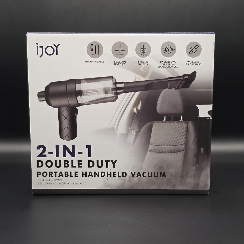2-IN-1 DOUBLE DUTY PORTABLE HANDHELD VACUUM